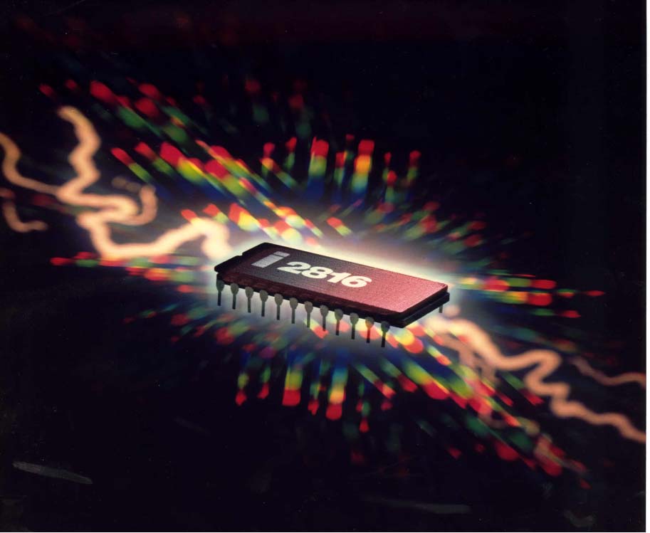 EEPROMs (or E2PROMs) functioned like classic EPROMs, except they could be erased digitally instead of with ultraviolet light. Phil Salsbury, engineering manager for special products division, explained, "This is very desirable from the customers' point of view because they can change the memory without having to take it out of their system."