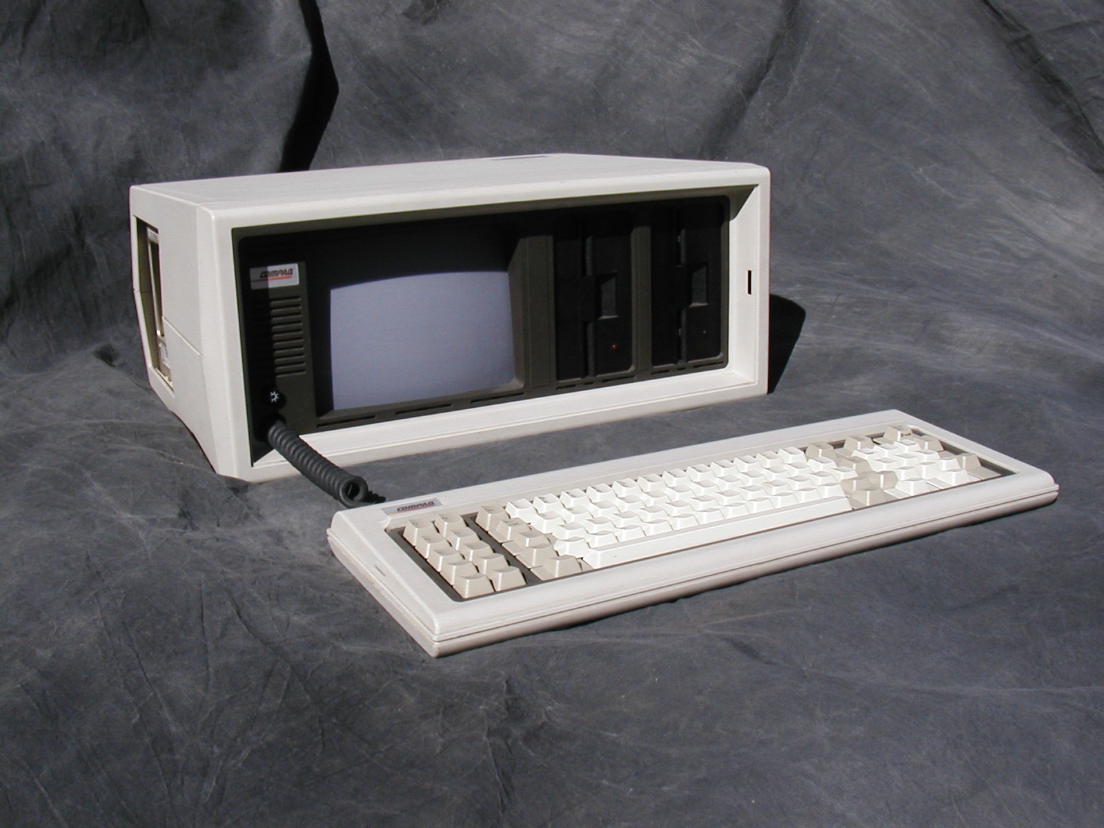 Despite its 28-pound, sewing-machine size, the computer caught on with traveling computer users. In just the first year, 53,000 units were sold.